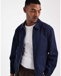 ASOS - Harrington Jack Van Katoen - Lyst
