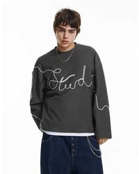 Pull&Bear - Stwd Drawstring Sweatshirt - Lyst