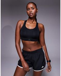 adidas Originals - Adidas Training Optime High Support Sports Bra - Lyst