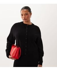 ASOS - Asos Design Curve Compact Knit Boxy Cardigan Co-Ord - Lyst