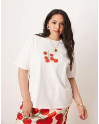Never Fully Dressed - Tomato Baby Tee Co-ord - Lyst