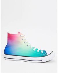 converse ombre pink