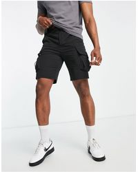 Pantalones cortos cargo s Jack & Jones de Algodón de color Negro para hombre Hombre Ropa de Pantalones cortos de Bermudas cargo 