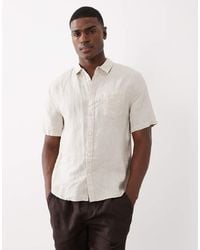 Cotton On - Relaxed Linen Mix Short Sleeve Shirt - Lyst