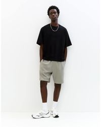 Pull&Bear - – bermudashorts aus strick - Lyst