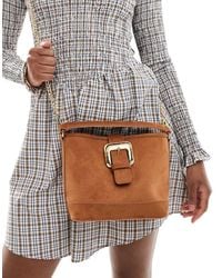 Stradivarius - Mini Tas Met Gesp - Lyst