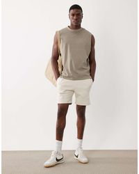 ASOS - Essentials Slim Mid Length Jersey Shorts - Lyst