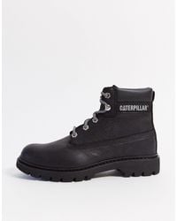 black caterpillar boots