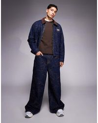 TRUE RELIGION - Mikey Super baggy Flap Pocket Embroidered Jeans Co-ord - Lyst