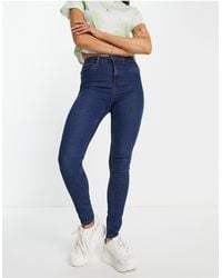 Noisy May - – gaga – jeans mit engem schnitt und mittelhohem bund aus denim - Lyst