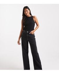 New Look - Adalae Wide Leg Jean - Lyst