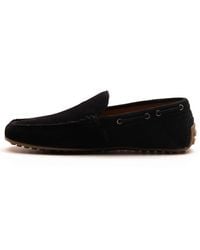 Thomas Crick - Duval - mocassins casual à enfiler en cuir et daim - Lyst