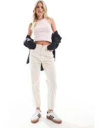 Pull&Bear - Petite High Rise Mom Jean - Lyst
