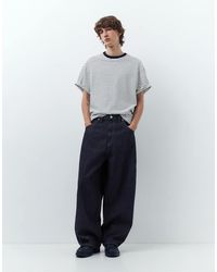 Pull&Bear - Embroidered Super Baggy Jeans - Lyst