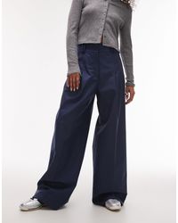 & Other Stories - Relaxed Wide Leg Tailored Trousers With Pleat Front - Lyst