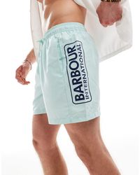 Barbour - International Logo Swim Shorts - Lyst
