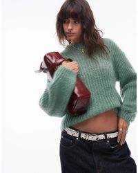 TOPSHOP - – hochwertiger, gerippter pullover - Lyst