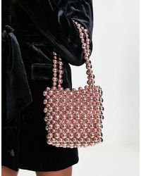 ASOS - Shoulder Bag With Ball Beads - Lyst