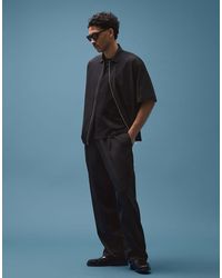 Bershka - Fluid Super baggy Darted Trousers - Lyst