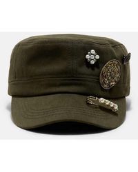 Stradivarius - Cappellino Militare Con Perline - Lyst