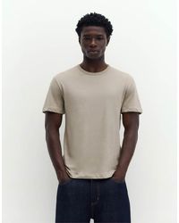 Pull&Bear - Slim-Fit Basic T-Shirt - Lyst