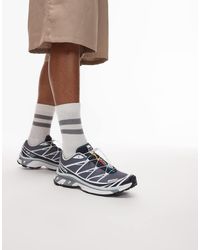 Salomon - Zapatillas De Deporte Azules Y Violetas Xt-6 De - Lyst