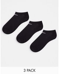 Nike - Everyday Cushioned 3 Pack Sneaker Sock - Lyst