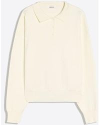 Bershka - Oversize Polo Collar Jumper - Lyst