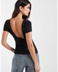 ONLY - Slinky Open Back Top - Lyst