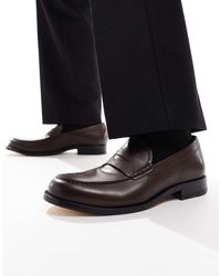 BOSS - Boss - flex - mocassins en cuir avec semelle confortable - Lyst