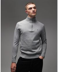 Tommy Hilfiger - – basic-pullover aus baumwolle - Lyst