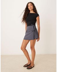 ASOS - Bengaline Tie Side Skort - Lyst