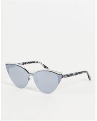 Karl Lagerfeld Cat Eye Sunglasses - Metallic