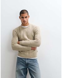 Blend - Cable Knit Jumper - Lyst