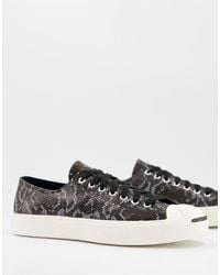 jack purcell leather black