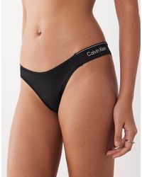 Calvin Klein - Icon Cotton Modal String Bikini Briefs - Lyst