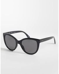 Vero Moda - Large Rounded Sunglasses - Lyst