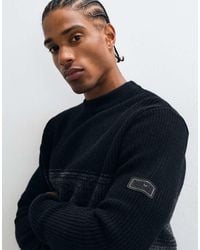 Barbour - Raynes Wool Blend Stripe Crew Neck Jumper - Lyst