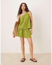 ASOS - Pull On Shorts Co-ord - Lyst