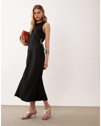 Mango - Vestito Lungo Senza Maniche Con Cut-Out - Lyst