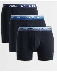 Nike - Essential Cotton 3 Pack Boxer Briefs - Lyst