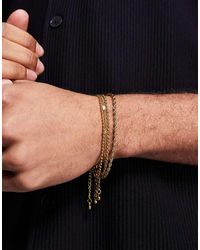 ASOS - Confezione Da 4 Bracciali Da Festival - Lyst