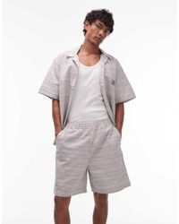 Carhartt - Gellar Textured Relaxed Fit Short Co-Ord - Lyst