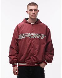 Collusion - – wattierte college-bomberjacke - Lyst