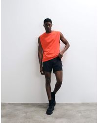 4505 - Icon Cotton Oversized Pump Training Tank With Quick Dry Finish - Lyst