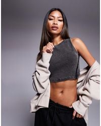 Liquor N Poker - Long Sleeve Open Back Baby T-shirt With Hook & Eye Detail - Lyst