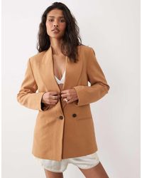 ASOS - Tailored Multiway Blazer With Linen - Lyst