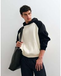 ASOS - Extreme Oversized Raglan Hood With Contrast Sleeve - Lyst
