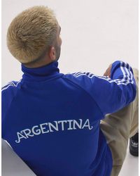 adidas Originals - Argentina National Team Originals Full-Zip Track Jacket - Lyst