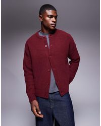 ASOS - Gilet oversize coupe carrée en maille épaisse avec col ras - Lyst